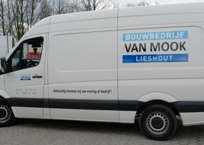 Autobelettering bus van Mook