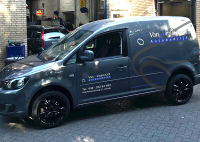 Autobelettering van Mensvoort VW caddy