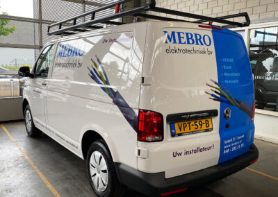 Belettering bus Mebro VW