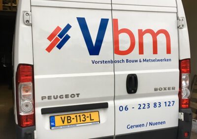 Busbelettering VBM