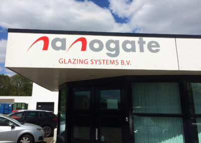 Gevelbelettering Nanogate