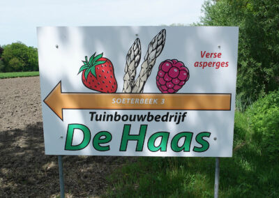 Signingbord de Haas