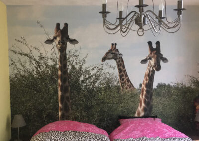 Wandposter giraffes