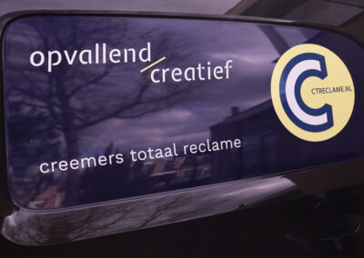 Bedrijfsbus Kangoo Creemers Totaal Reclame